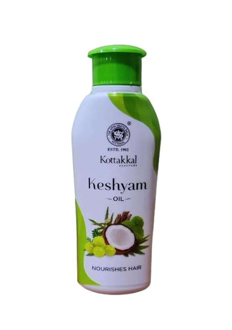 Kottakkal Ayurveda Keshyam Oil 100 ml (Pack of 2) | Authentic Traditional Formula | Ideal Hair Oil For Beautiful Hair, 100% Ayurvedic - Indya