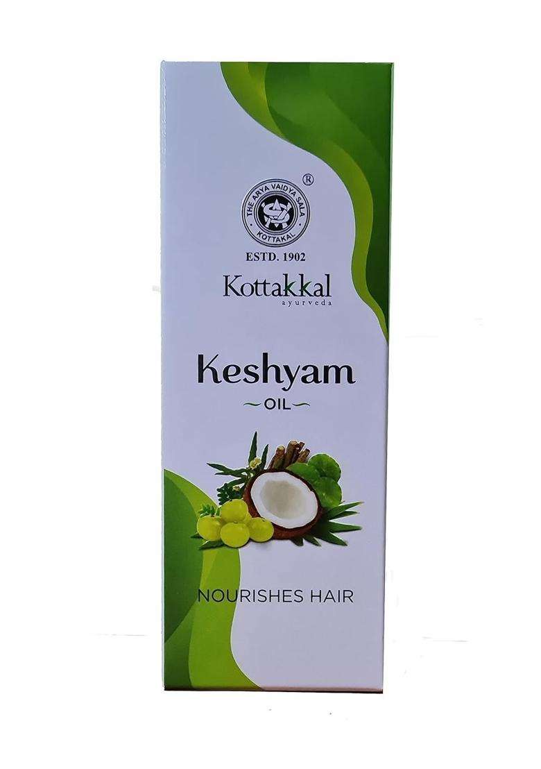 Kottakkal Ayurveda Keshyam Oil 100 ml (Pack of 2) | Authentic Traditional Formula | Ideal Hair Oil For Beautiful Hair, 100% Ayurvedic - Indya