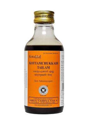 Kottakkal Ayurveda Kottamchukkadi Tailam, Herbal Massage Oil for Wellness Naturally (200 ml) | Authentic Traditional Formula