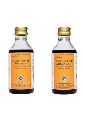 Kottakkal Ayurveda Chemparuthyadi Kera Tailam 400 ml (Pack of 2) | Authentic Traditional Formula