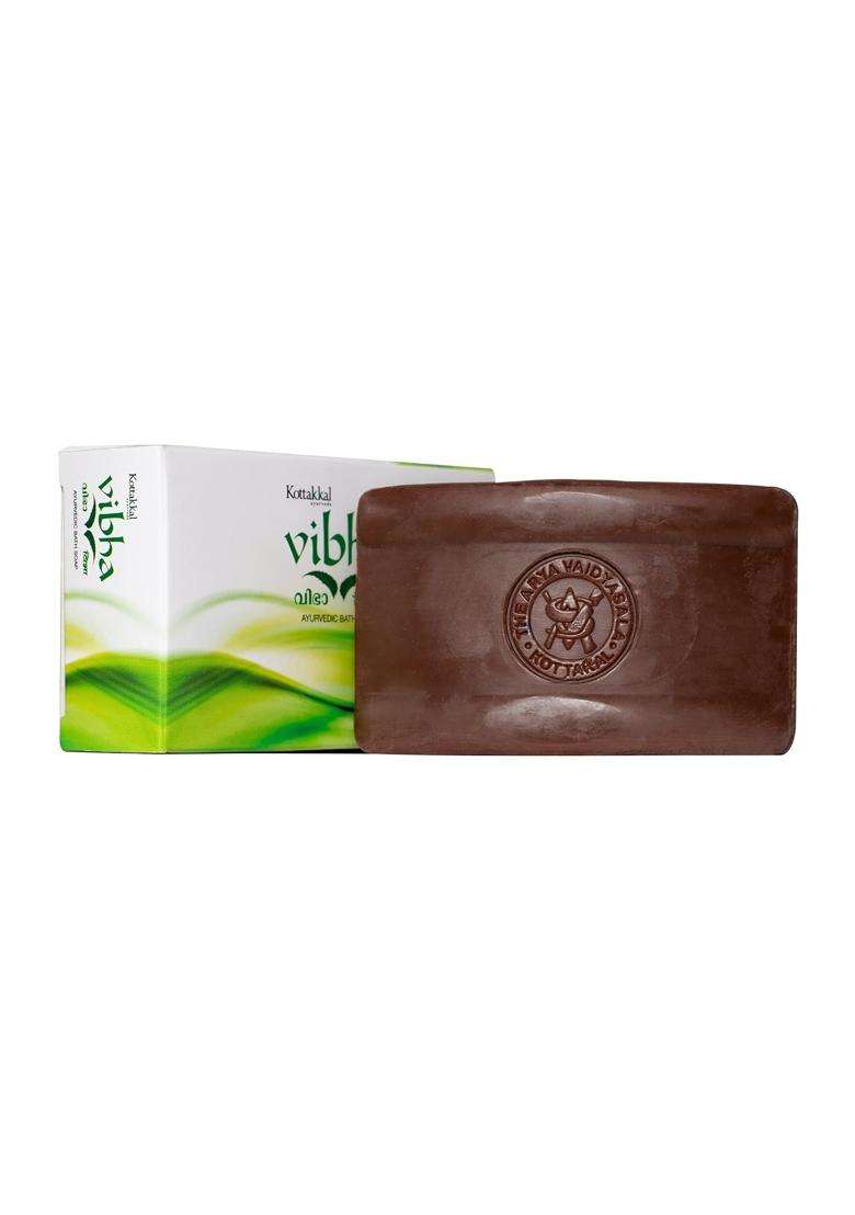 Kottakkal Ayurveda Vibha Soap 75 g (Pack of 4) | Authentic Traditional Formula | 75 g, Ideal for Beautiful Skin & Freshness of Body - Indya