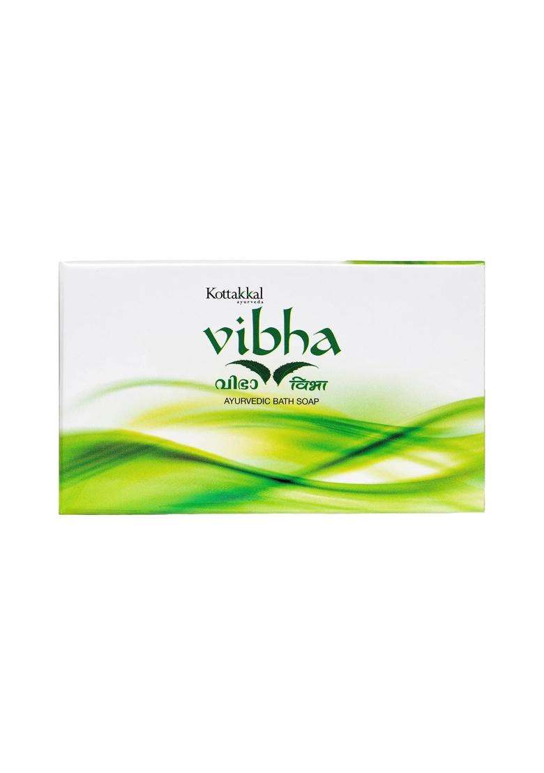 Kottakkal Ayurveda Vibha Soap 75 g (Pack of 4) | Authentic Traditional Formula | 75 g, Ideal for Beautiful Skin & Freshness of Body - Indya
