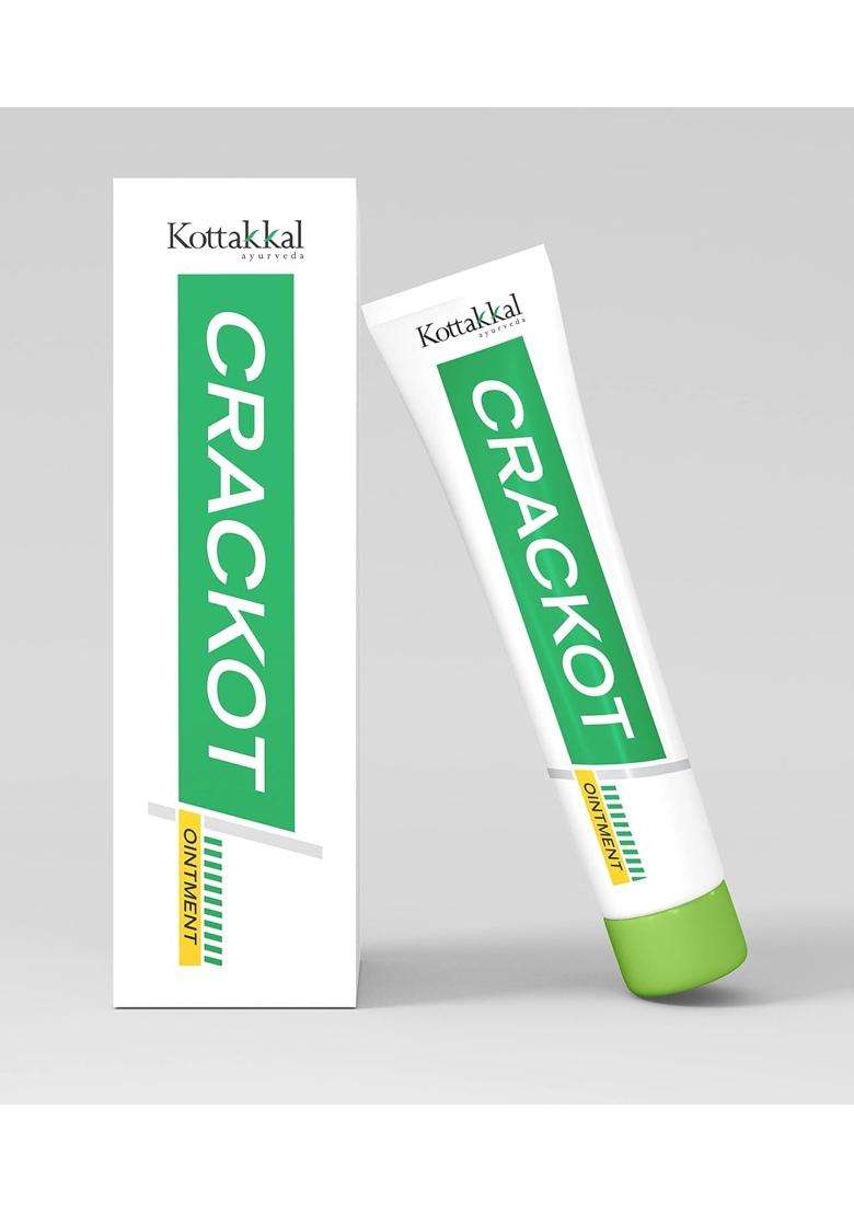 Kottakkal Ayurveda Crackot Ointment 25 g | Authentic Traditional Formula | Ideal for Cracked Foot & Skin Care, Good Moisturizer - Indya