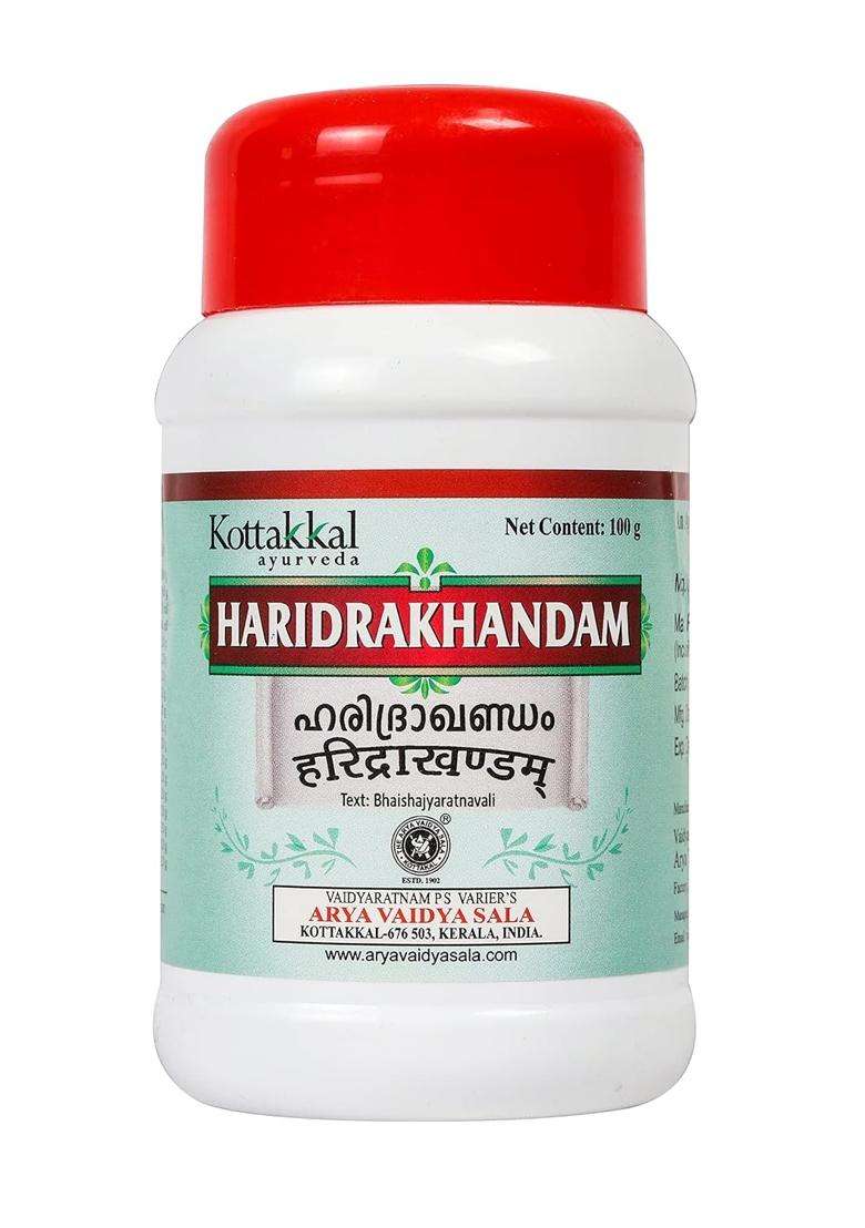 Kottakkal Ayurveda Haridrakhandam 100 g (Pack of 2) | Authentic Traditional Formula | 100 g, For the Improvement of Skin - Indya