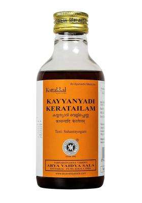 Kottakkal Ayurveda Kayyanyadi Kera Tailam Oil 200 ml | Authentic Traditional Formula | 200 ml, Useful for Healthy & Beautiful Hair
