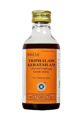 Kottakkal Ayurveda Triphaladi Kera Tailam -200 ml, For Health & Wellness Naturally | Authentic Traditional Formula