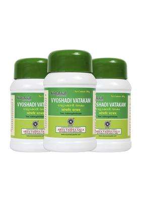 Kottakkal Ayurveda Vyoshadi Vatakam 100 g (Pack of 3) | Authentic Traditional Formula | 100 g, For the Improvement Throat Health