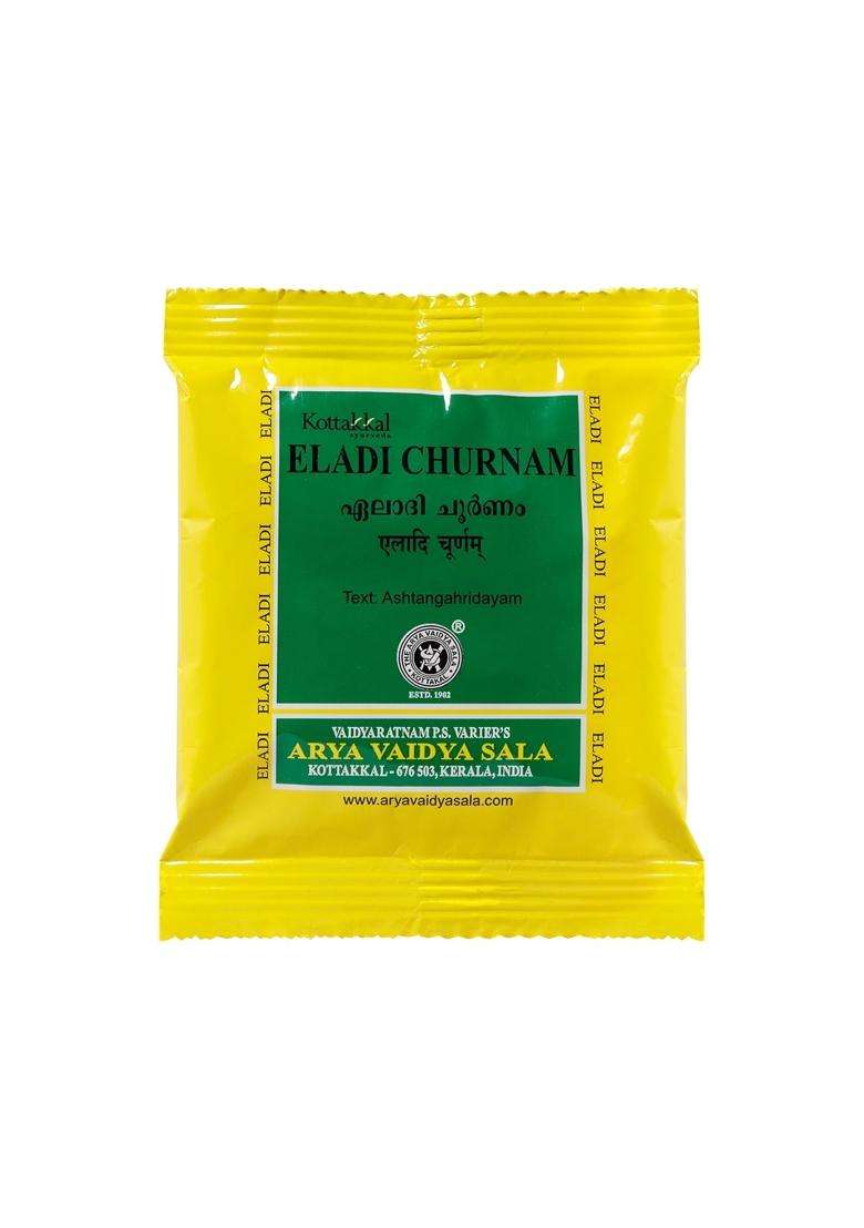 Kottakkal Ayurveda Eladi Churnam 10 g (Pack of 10) | Authentic Traditional Formula | 10 g, For Improving Health & Wellness Naturally - Indya