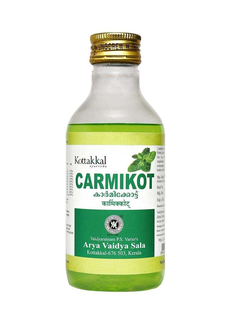 Kottakkal Ayurveda Carmikot 200 ml (Pack of 2) | Authentic Traditional Formula | 200 ml, Syrup Enriched With Herbal Ingredients - Indya