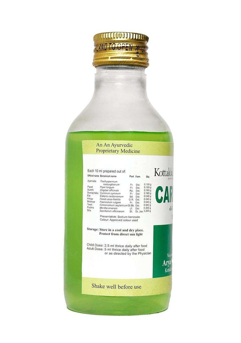 Kottakkal Ayurveda Carmikot 200 ml (Pack of 2) | Authentic Traditional Formula | 200 ml, Syrup Enriched With Herbal Ingredients - Indya