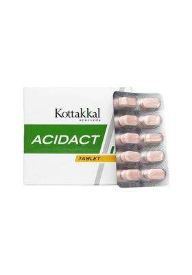 Kottakkal Ayurveda Acidact Tablet | Authentic Traditional Formula | 100 Nos | Herbal Combination For Improving Health