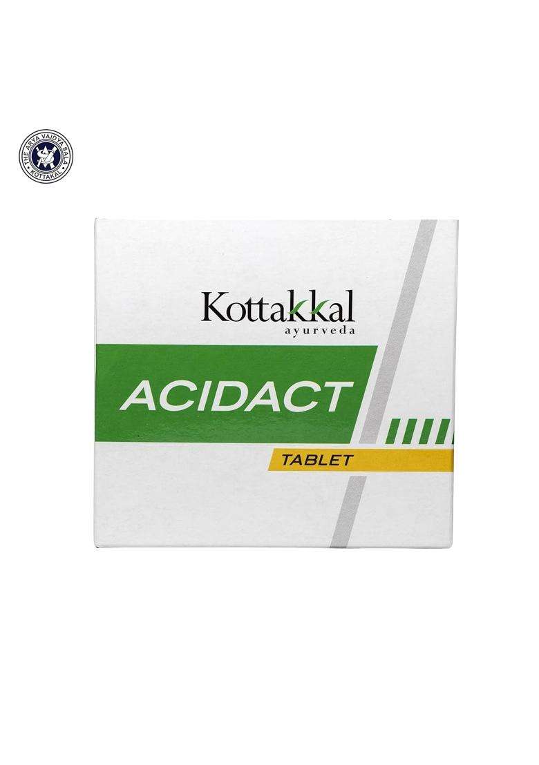 Kottakkal Ayurveda Acidact Tablet | Authentic Traditional Formula | 100 Nos | Herbal Combination For Improving Health - Indya