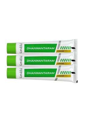 Kottakkal Ayurveda Dhanvantharam Cream, 25 g (Pack of 3) | Authentic Traditional Formula