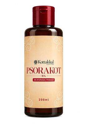 Kottakkal Ayurveda Psorakot Oil 200 ml | Authentic Traditional Formula | Good For Soothing skin discomfort and irritation