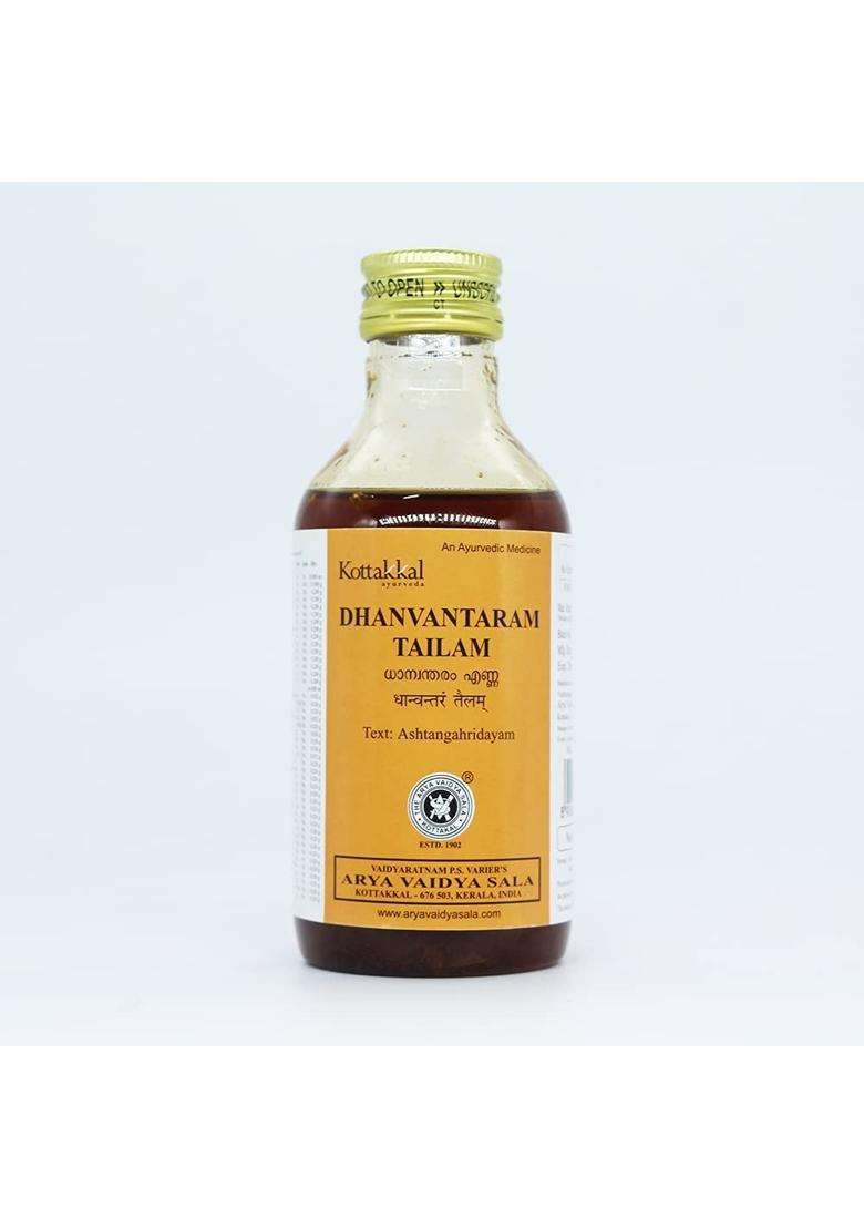 Kottakkal Ayurveda Dhanwantaram Tailam 200 ml | Authentic Ayurvedic Formula - Indya