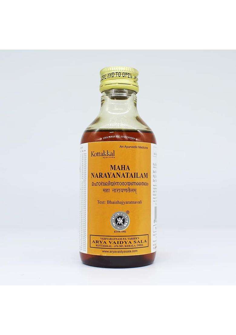 Kottakkal Ayurveda Maha(Valiya) Narayana Tailam-200 ml (Pack of 2) | Authentic Ayurvedic Formula - Indya