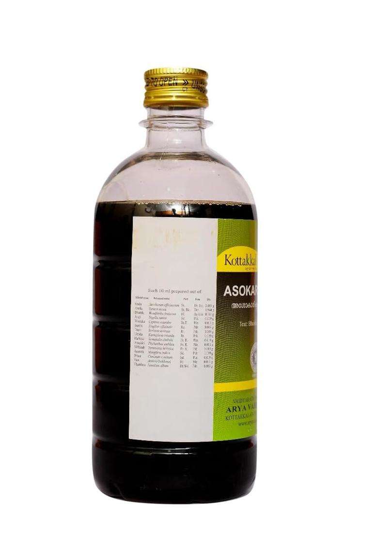 Kottakkal Ayurveda Asokarishtam 450 ml (Pack of 2) | Authentic Ayurvedic Formula - Indya