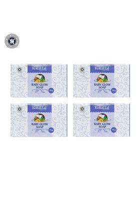 Kottakkal Ayurveda Baby Glow Soap 75 g (Pack of 4) | Authentic Traditional Formula | 75 g, with Natural Ingredients