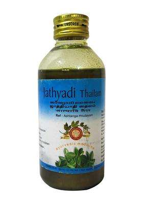 AVP Arya Vaidya Pharmacy (AVP) Jatyadi Tail/Jathyadi Thailam Oil 200 ml | Authentic Ayurvedic Formula