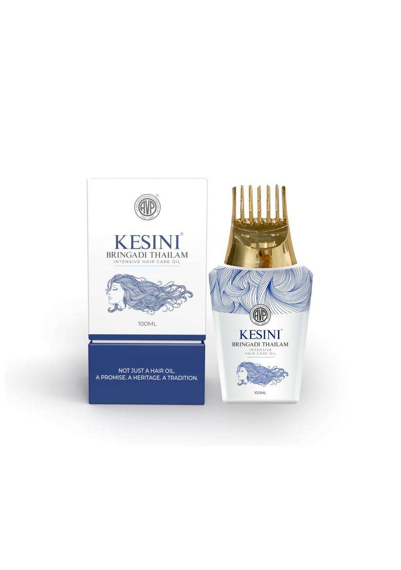 AVP Arya Vaidya Pharmacy Kesini Bringadi Thailam 100 ml | Authentic Traditional Formula | Ayurvedic Hair Oil for Hair Fall Control, Scalp Health - Indya