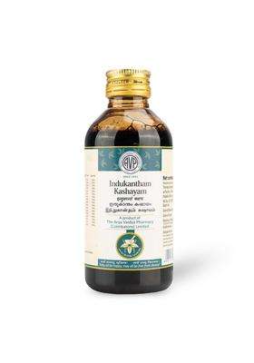 AVP Arya Vaidya Pharmacy Indukantham Kashayam 200 ml, Cough Syrup, Manages Chronic Respiratory Disease, Reduces Fever Or Temperature Of The Body