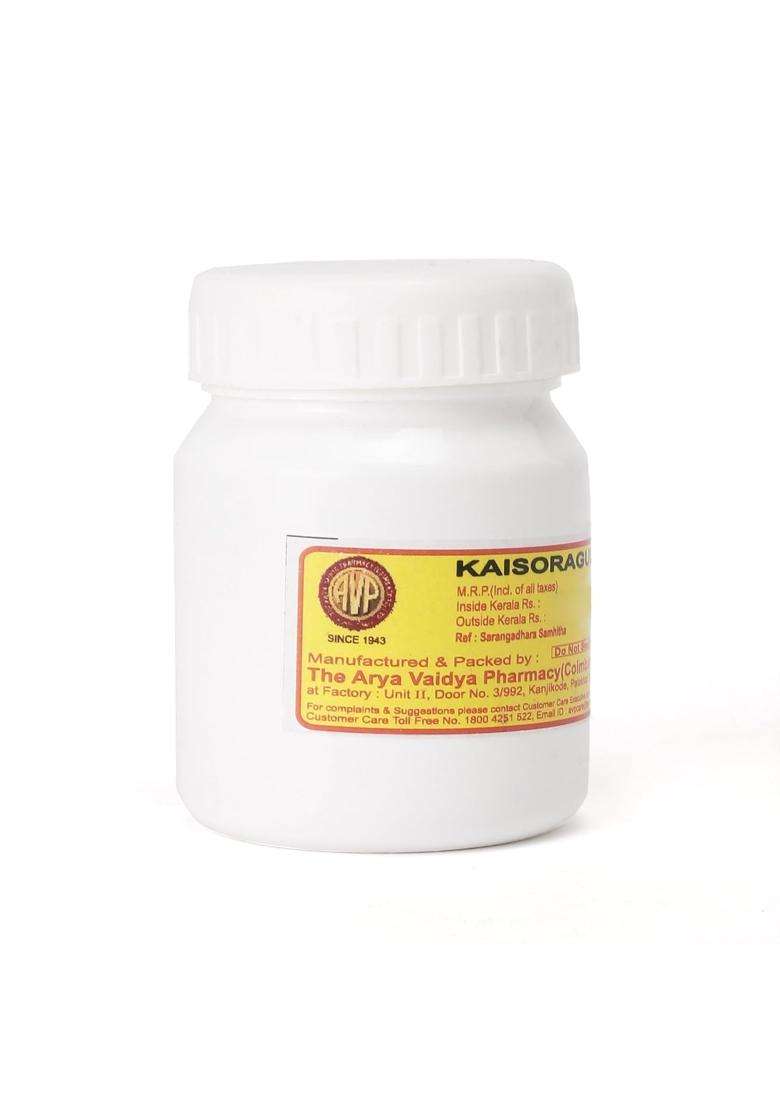 AVP Arya Vaidya Pharmacy Kaisoragulgulu Vatika Gulika 30 No
