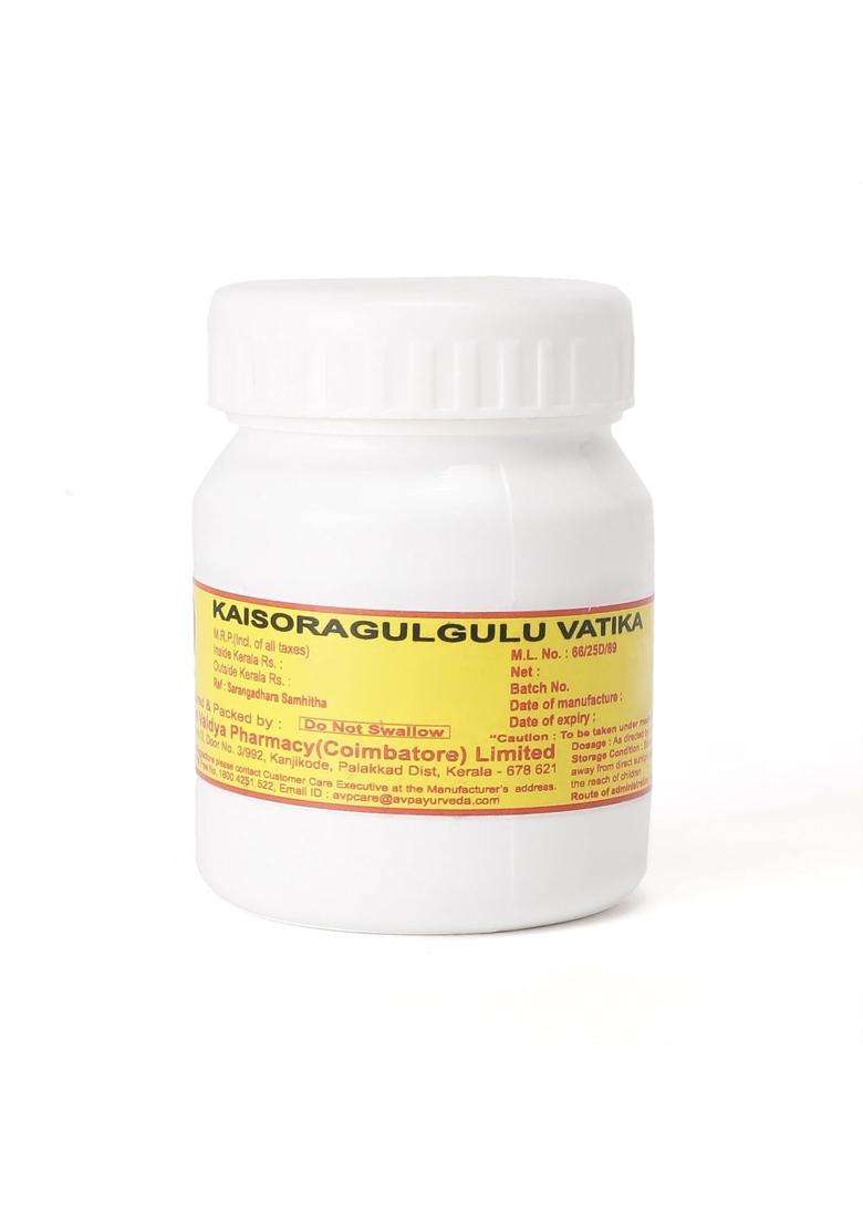 AVP Arya Vaidya Pharmacy Kaisoragulgulu Vatika Gulika 30 No