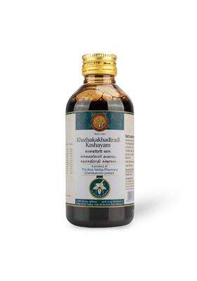 AVP Arya Vaidya Pharmacy Katakakhadiradi Kashayam 200 ml, Herbal Ayurvedic Decoction for Blood Sugar Control, Diabetes Support, Lowers Insulin