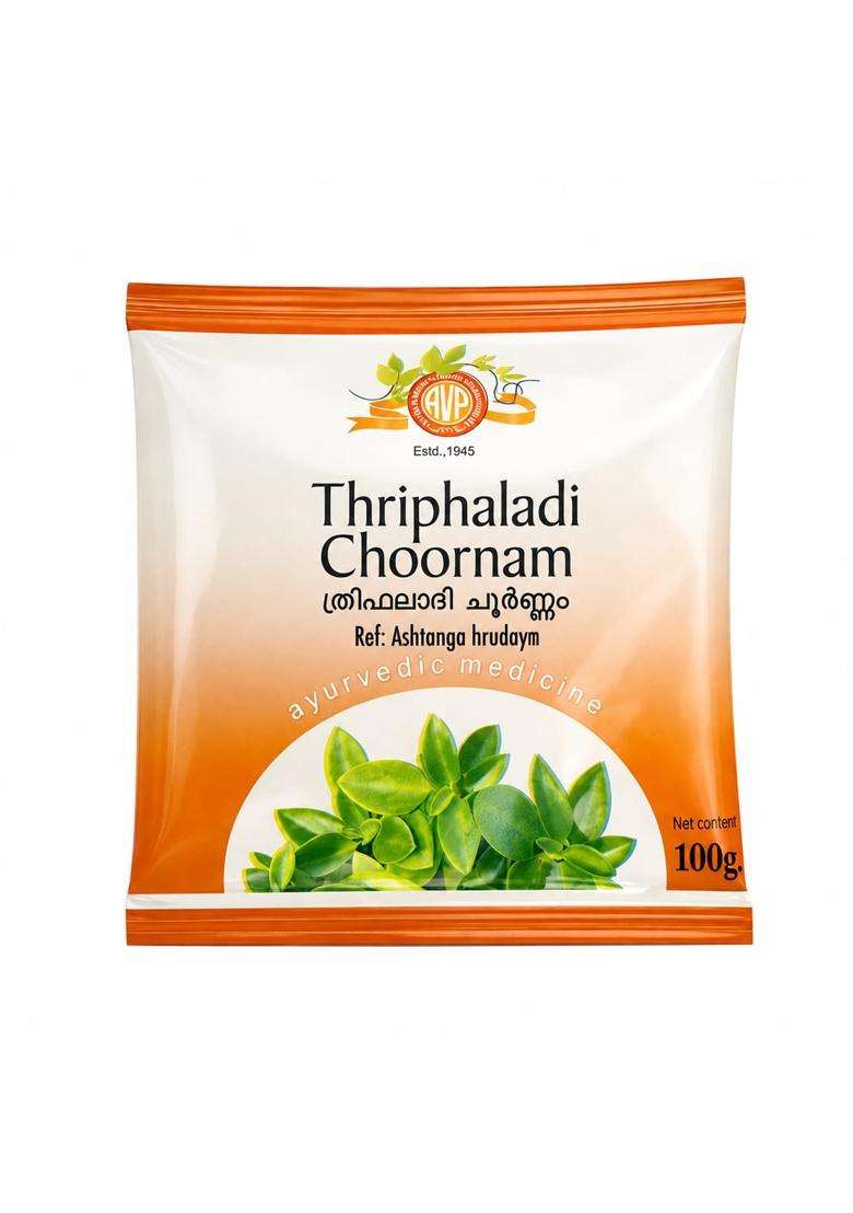 AVP Arya Vaidya Pharmacy Thriphaladi Choornam Ayurvedic Medicine 100g | Authentic Traditional Formula - Indya