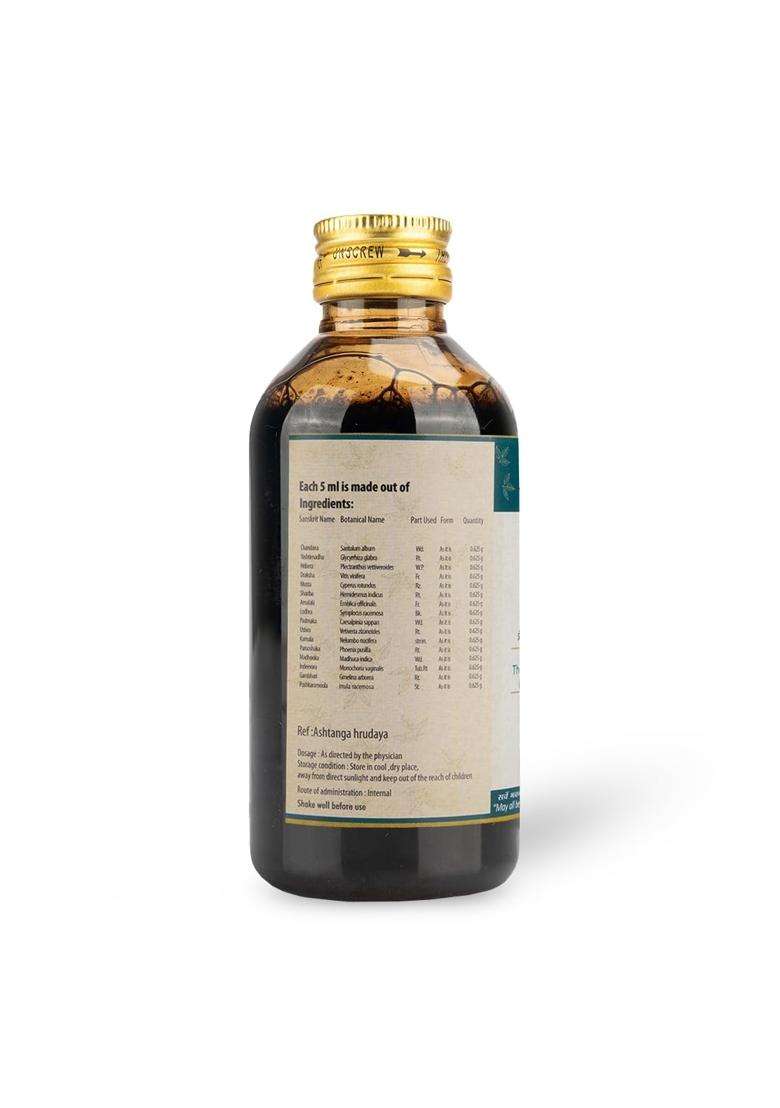 AVP Arya Vaidya Pharmacy Drakshadi Kashayam 200 ml | Authentic Ayurvedic Formula - Indya