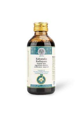 AVP Arya Vaidya Pharmacy Kalyanaka Kashayam 200 ml | Authentic Ayurvedic Formula | Herbal Concoction | Purifies Blood | Helps In Fertility