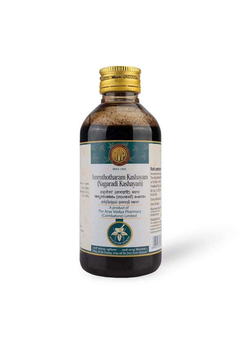 AVP Arya Vaidya Pharmacy Aragwadhadi Kashayam 200 ml | Authentic Traditional Formula - Indya