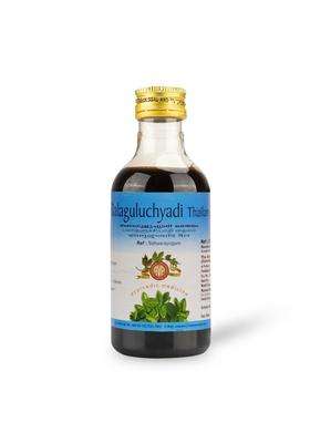 AVP Arya Vaidya Pharmacy Balaguluchyadi Thailam 200 ml | Authentic Ayurvedic Formula | Aids Relief In Gouty Arthritis | Helps Reduce Pain And Swelling