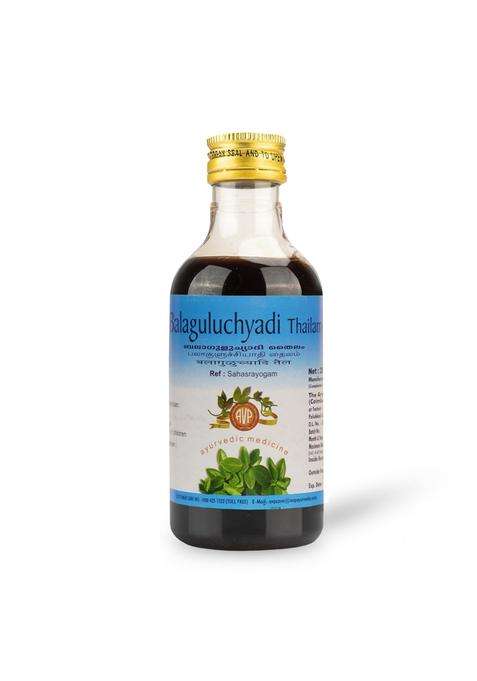 AVP Arya Vaidya Pharmacy Balaguluchyadi Thailam 200 ml | Authentic Ayurvedic Formula | Aids Relief In Gouty Arthritis | Helps Reduce Pain And Swelling