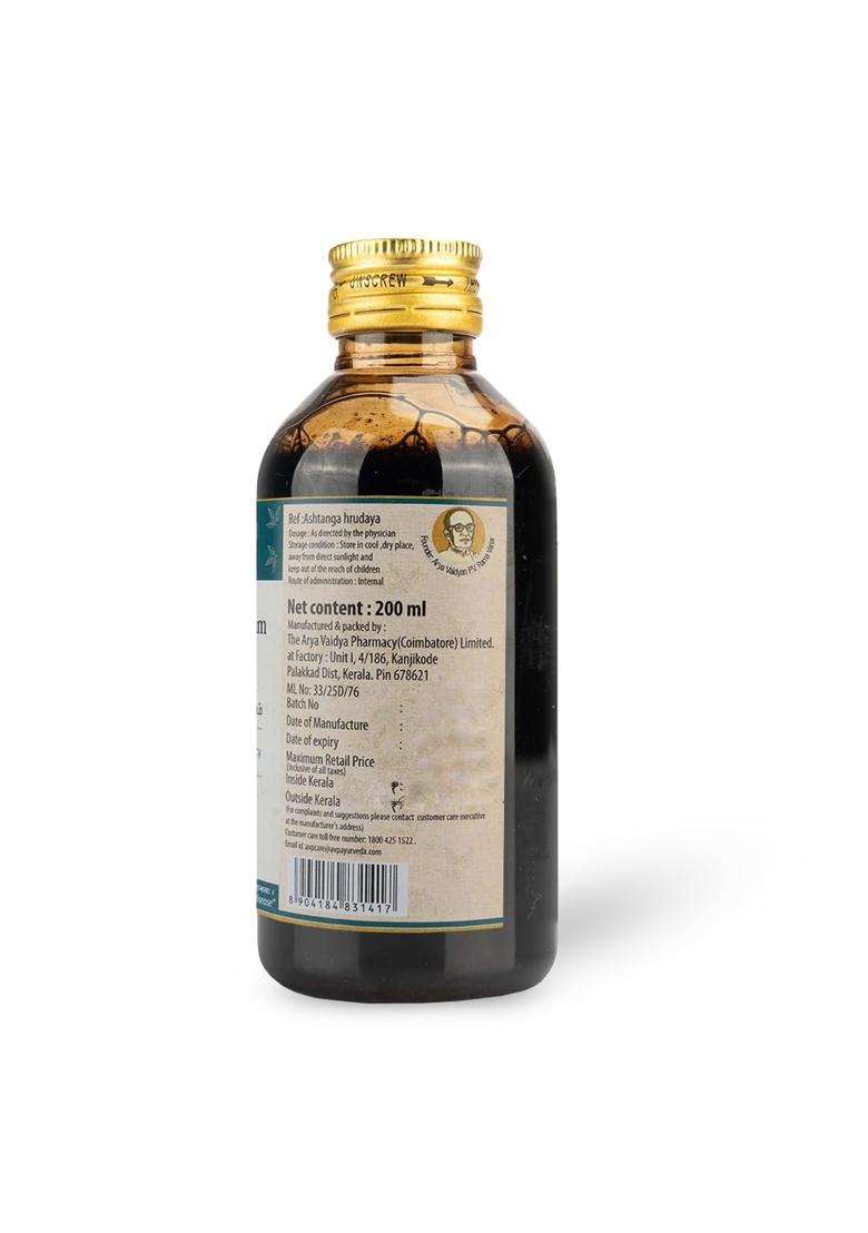 AVP Arya Vaidya Pharmacy Dhanwantharam Kashayam 200 ml | Authentic Ayurvedic Formula - Indya