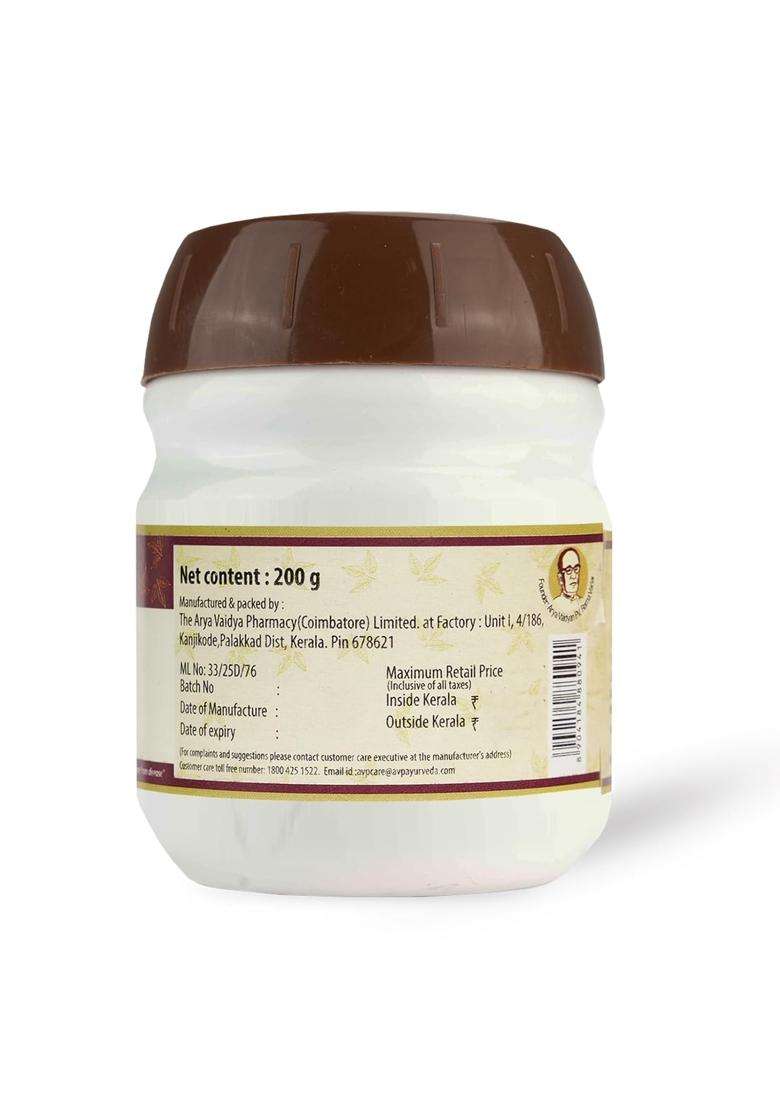 AVP Arya Vaidya Pharmacy Drakshadi Lehyam 200 g | Authentic Traditional Formula | Ayurvedic Aid For Anaemia | Boosts Digestive Health - Indya