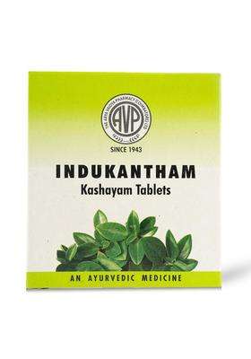 AVP Arya Vaidya Pharmacy Indukantham Kashayam Tablets (100 Nos), Ayurvedic Formula to Supports Natural Immunity, Beneficial In Fever, Gastritis And