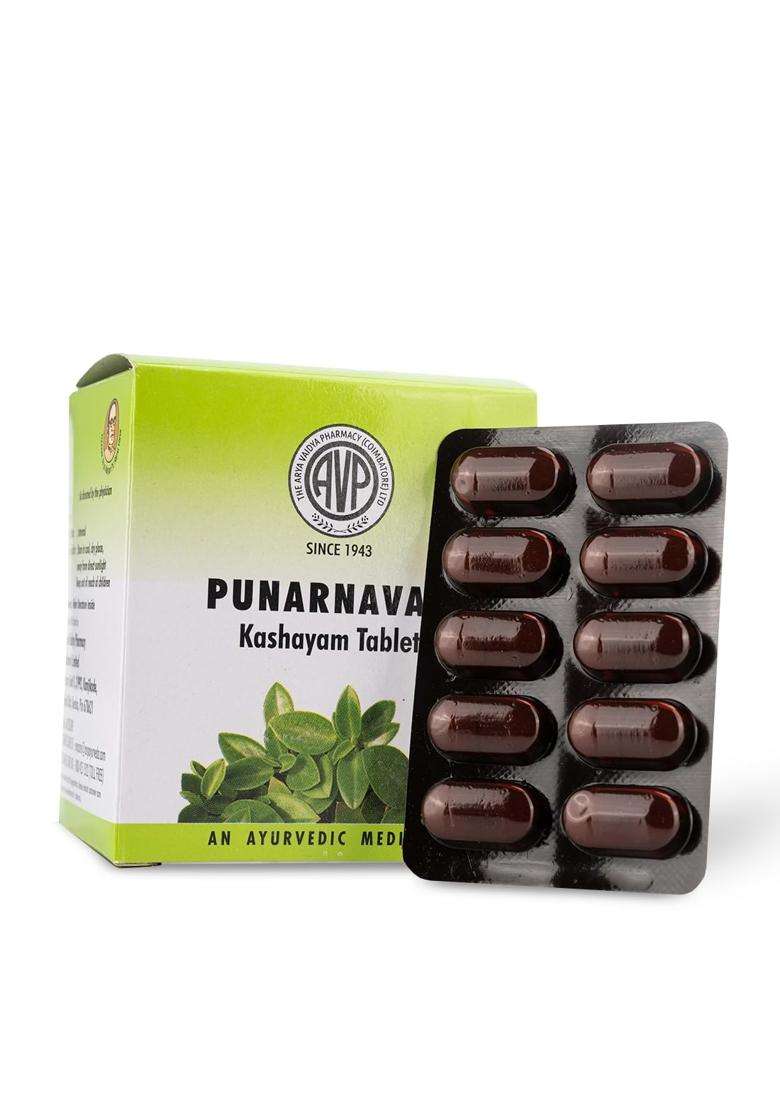 AVP Arya Vaidya Pharmacy Punarnavadi Kashayam Tablets for Musculoskeletal Care and Joint health | Authentic Ayurvedic Formula | Helps Relieve Swelling - Indya