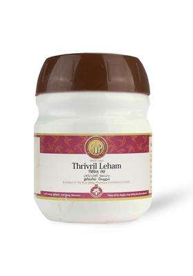 AVP Arya Vaidya Pharmacy Thrivril Lehyam 200 g | Authentic Ayurvedic Formula | Combats Skin Diseases | Helps with Easy Evacuation of Bowel