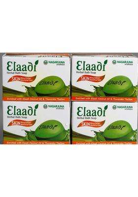 Nagarjuna Herbal Elaadi Bath Soap, Ayurvedic Cleansing Soap for Everyday Use, Suitable for Men and Women 75 g | Authentic Traditional Formula