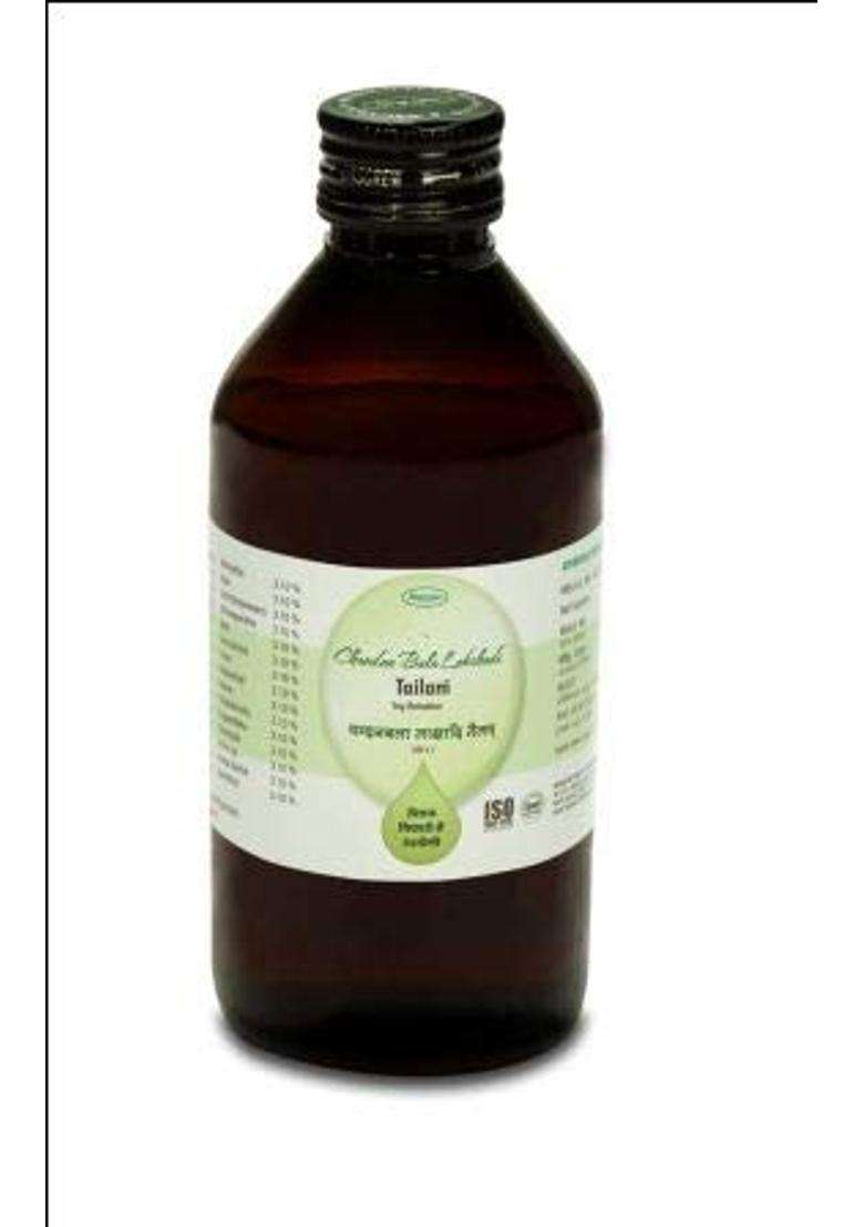 Nagarjuna Herbal Care Chandan Bala Lakshadi Tailam, Brown, 200 ml | Authentic Ayurvedic Formula - Indya