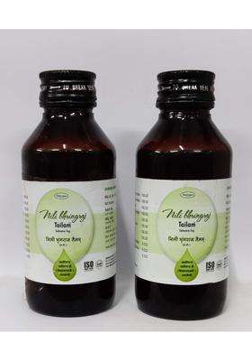 Nagarjuna Nili Bhringraj Tailam (each of 100 ml) (Pack of 2) | Authentic Ayurvedic Formula