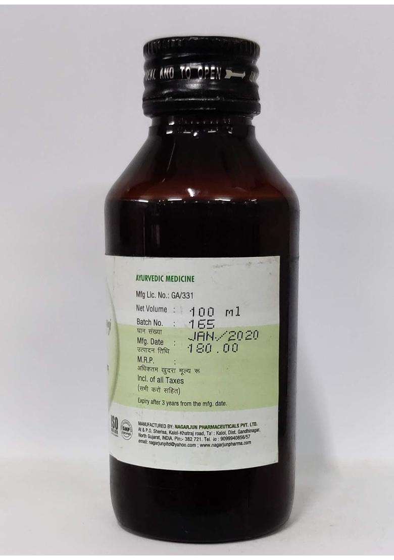Nagarjuna Nili Bhringraj Tailam (each of 100 ml) (Pack of 2) | Authentic Ayurvedic Formula - Indya