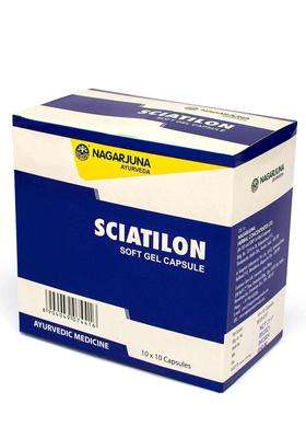 Nagarjuna Ayurveda Sciatilon Soft Gel Capsule | Authentic Traditional Formula