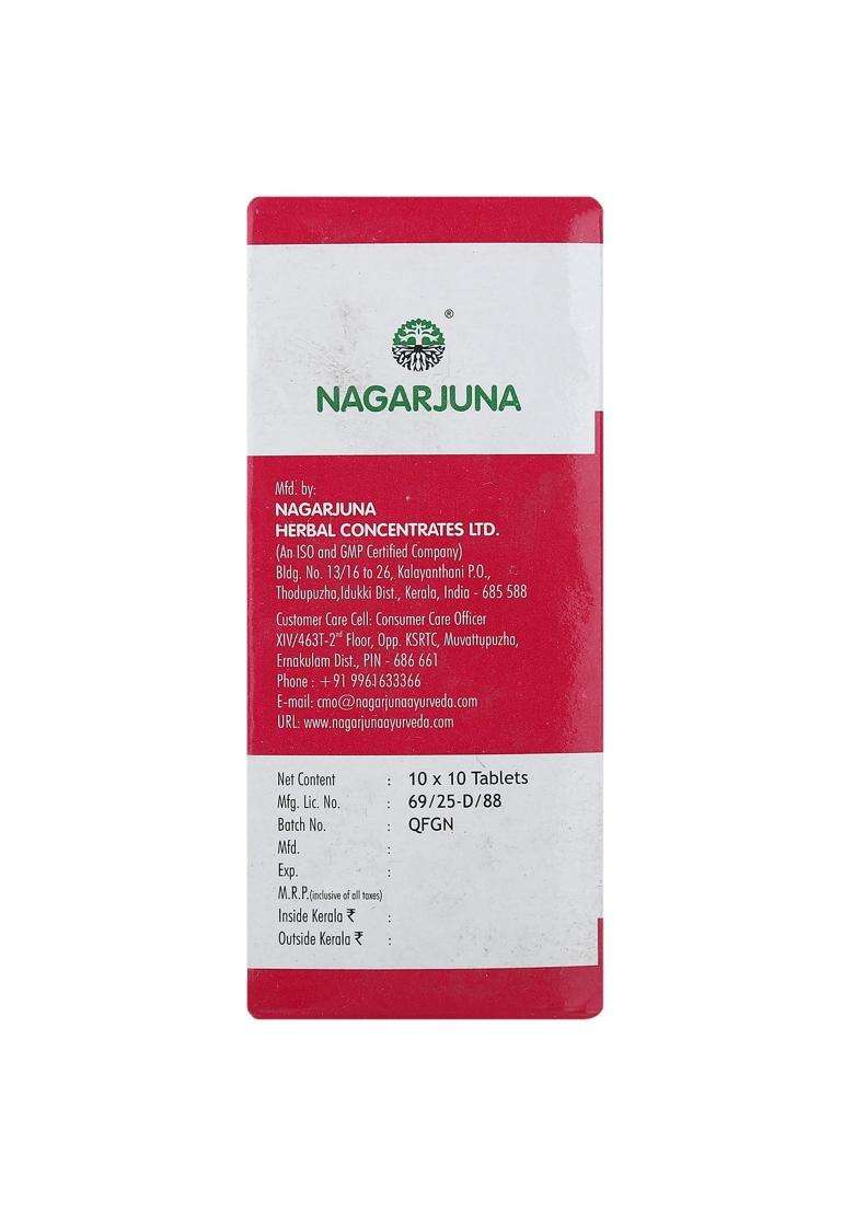 Nagarjuna Stresnil Tablet with Free Pachak Methi, Multi, Standard, 100 Count - Indya