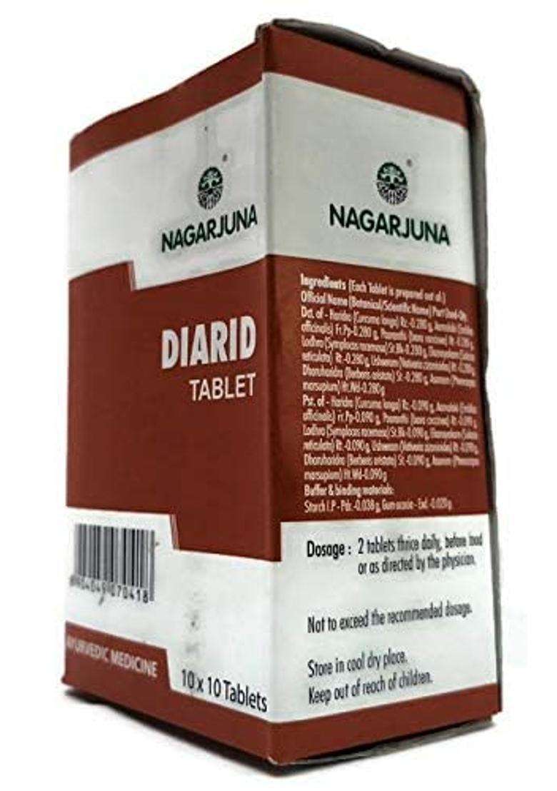 Nagarjuna Diarid 100 Tablet - Indya
