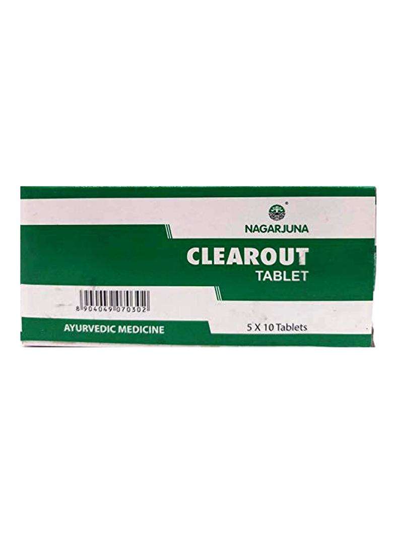 Nagarjuna Clearout tablet 50, Green 50 g - Indya