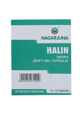 Nagarjuna Halin Drops with Free Pachak Methi, Multi, Standard, 50 Count