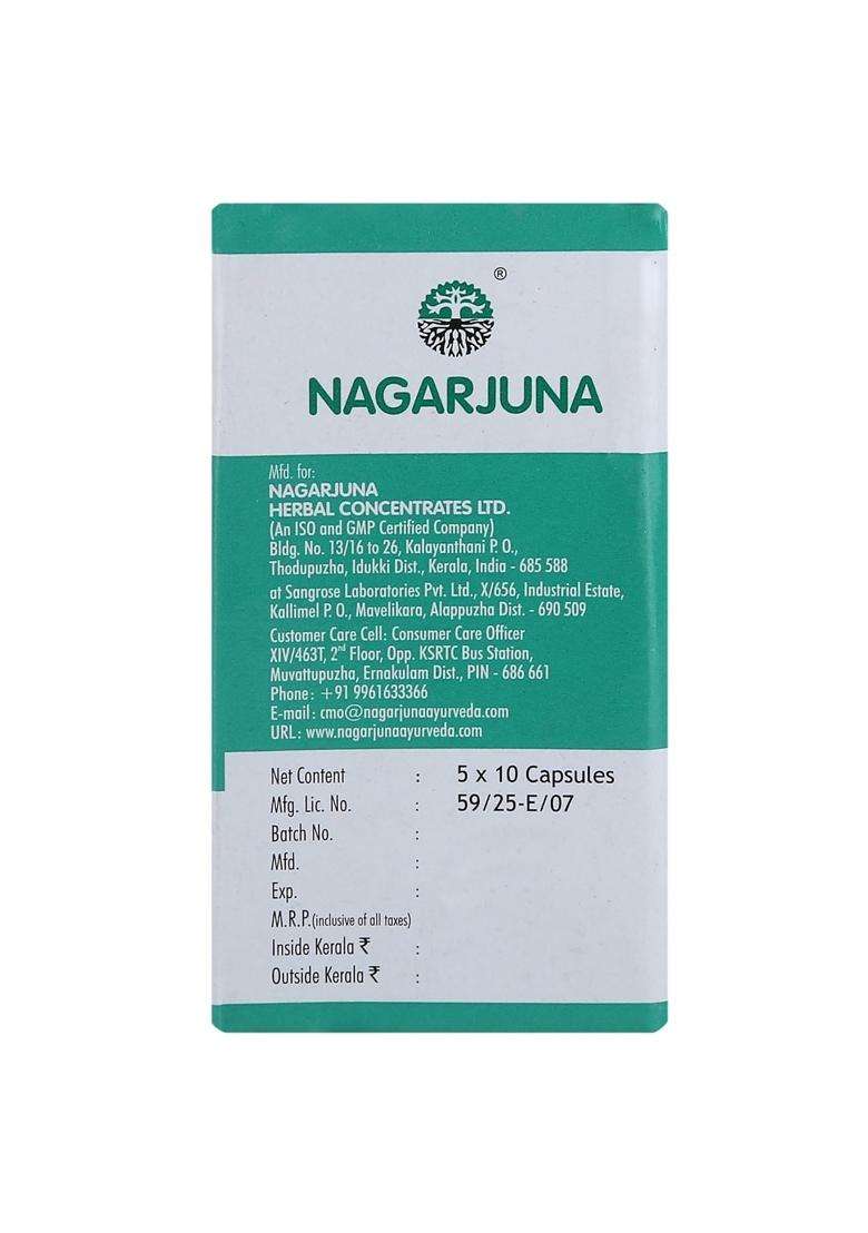Nagarjuna Halin Drops with Free Pachak Methi, Multi, Standard, 50 Count - Indya