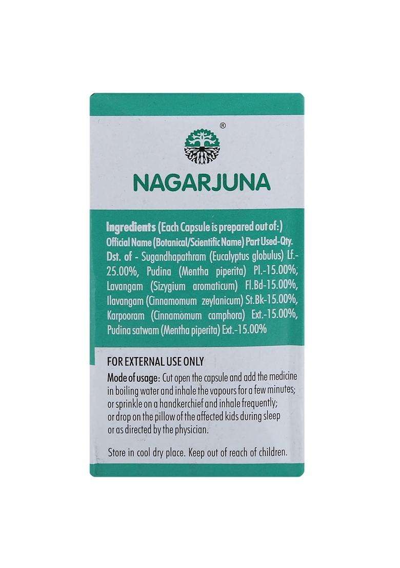 Nagarjuna Halin Drops with Free Pachak Methi, Multi, Standard, 50 Count - Indya